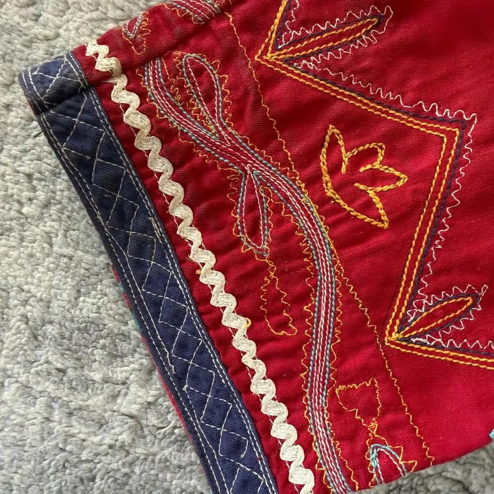 Vintage Embroidered Boho Jacket Coat